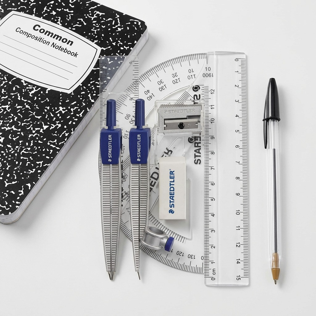STAEDTLER – Lot de géométrie, 10 pièces, réf. 550-60S3A602 — vue 2