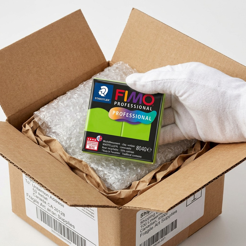 FIMO Professional – Pâte vert clair 57 g, réf. 8040-51 — vue de détail