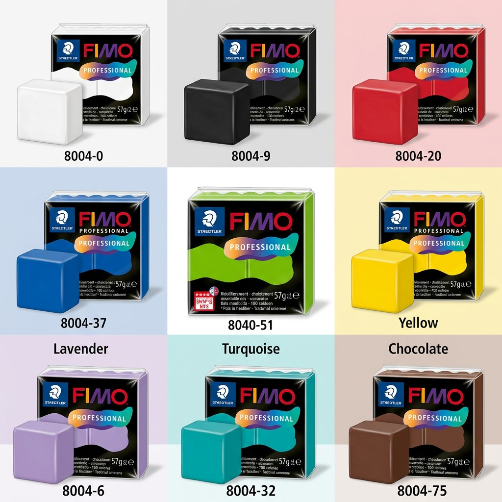 FIMO Professional – Pâte vert clair 57 g, réf. 8040-51 — vue 5