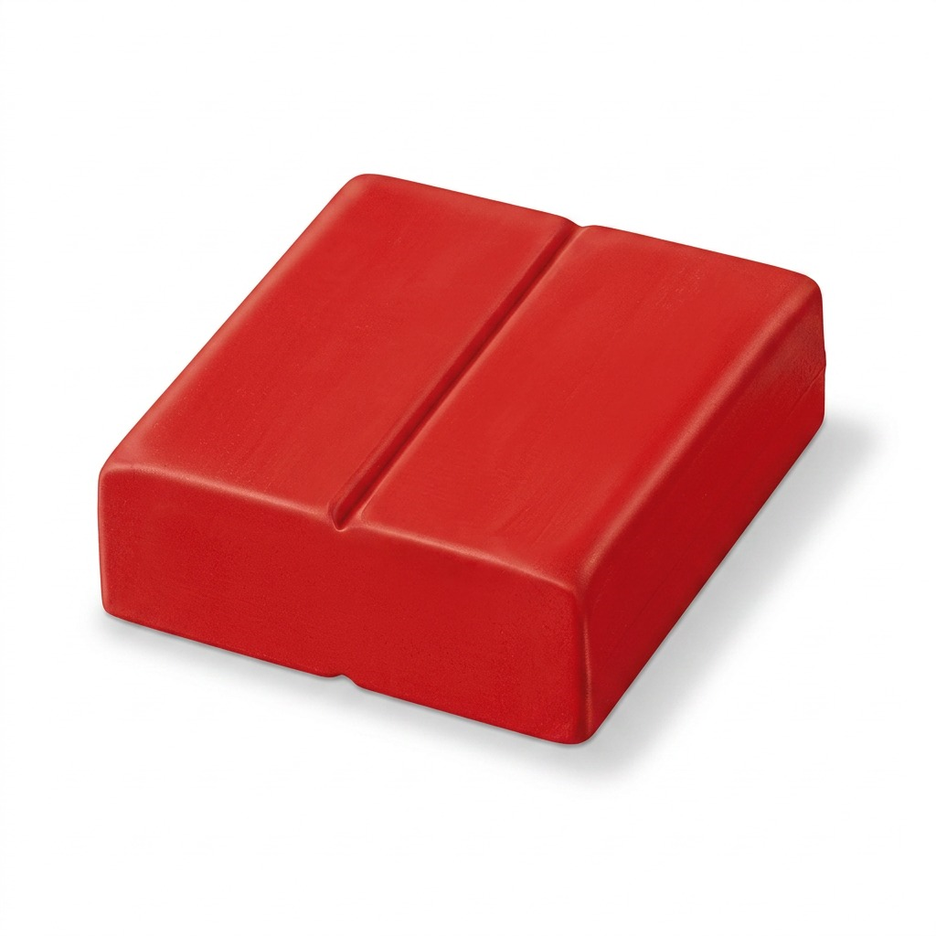 FIMO Professional – Pâte rouge pur 57 g, réf. 8005-200 — vue du produit sur fond clair