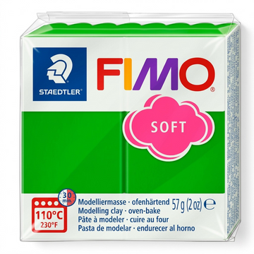 FIMO Soft – Pâte vert tropical 57 g, réf. 8020-53 — vue 1
