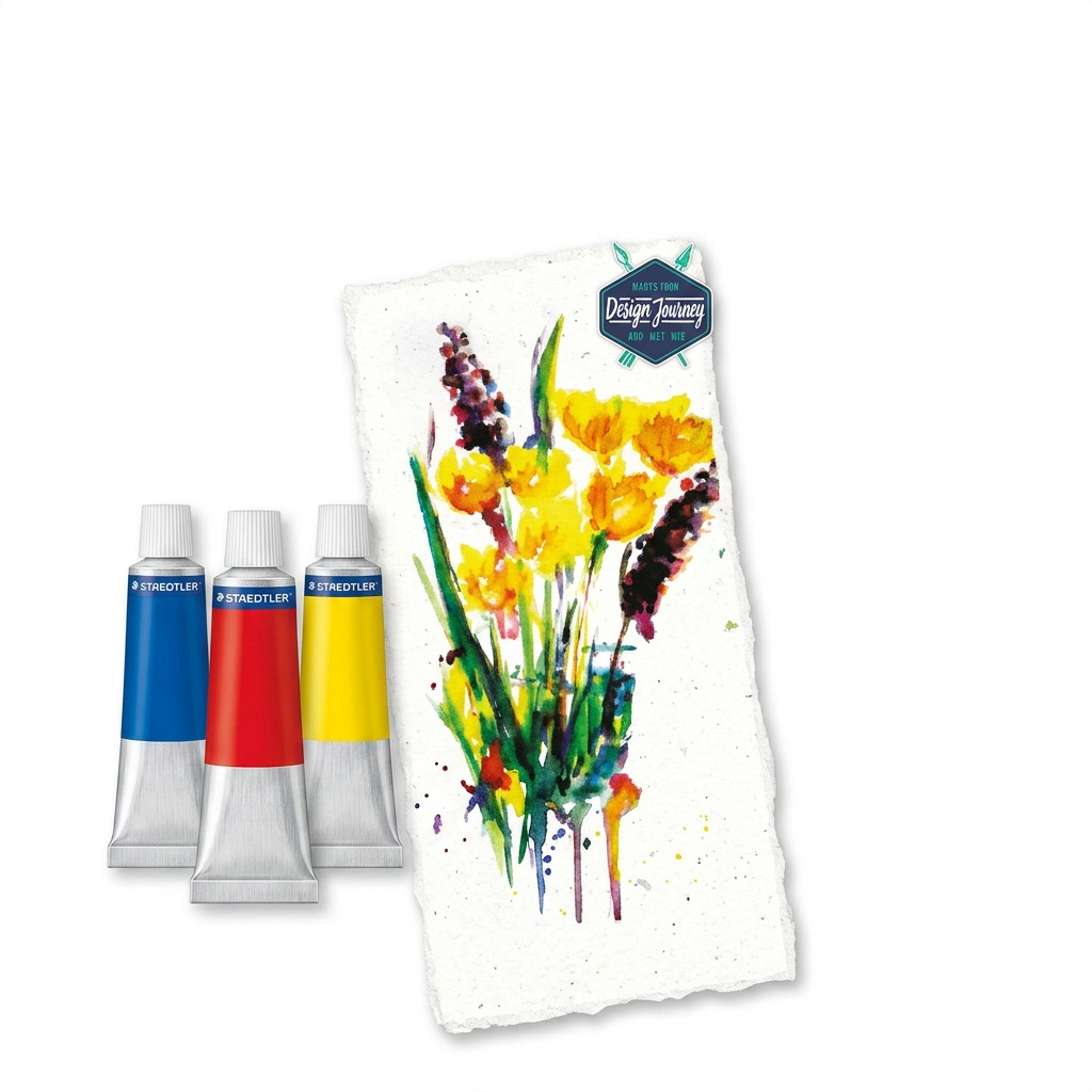 STAEDTLER – Lot de 12 acryliques tubes 12 ml, réf. 8500-C12-02 — vue sur fond clair