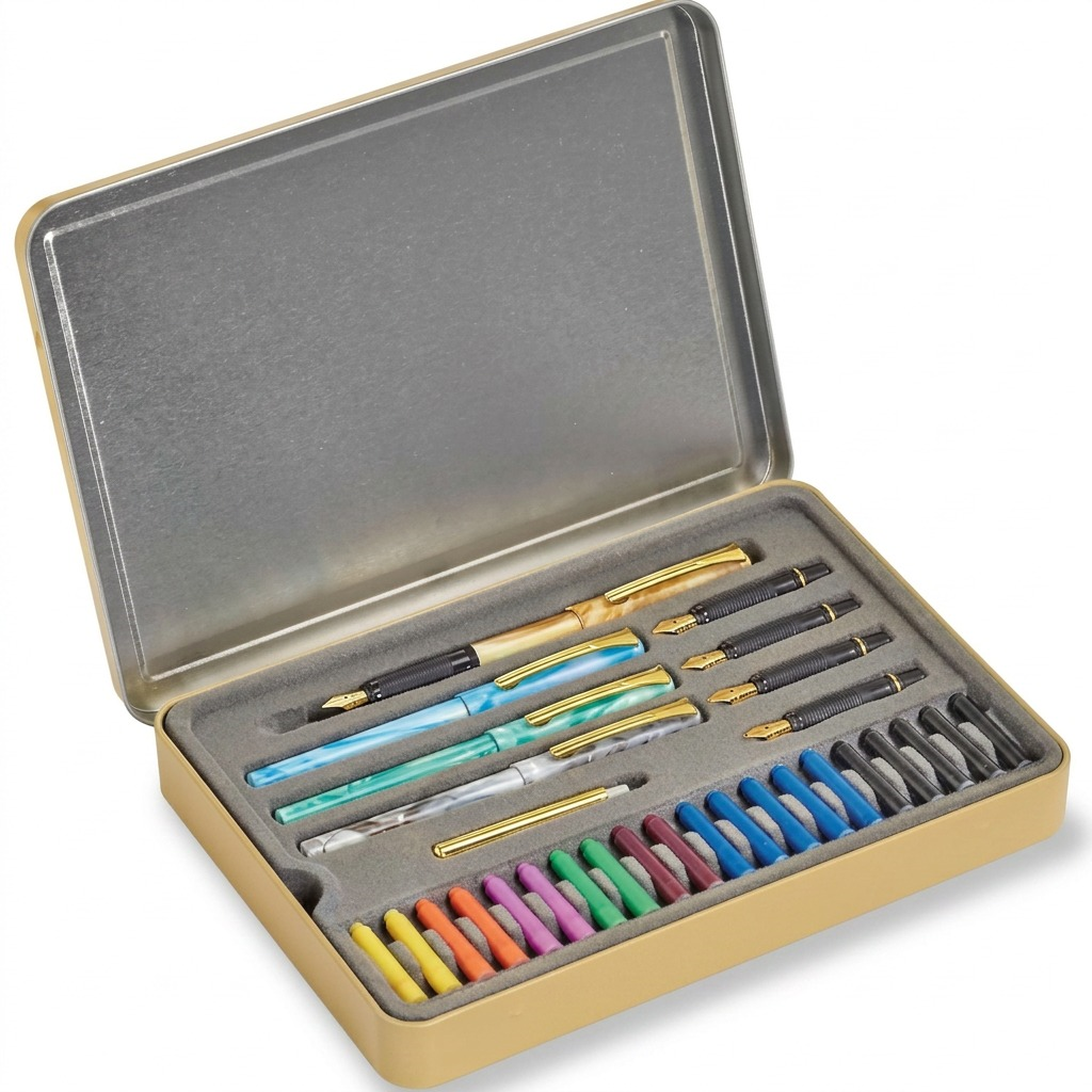 STAEDTLER – Lot de calligraphie en boîtier, 5 plumes, réf. 899-SM5-NA — vue 1