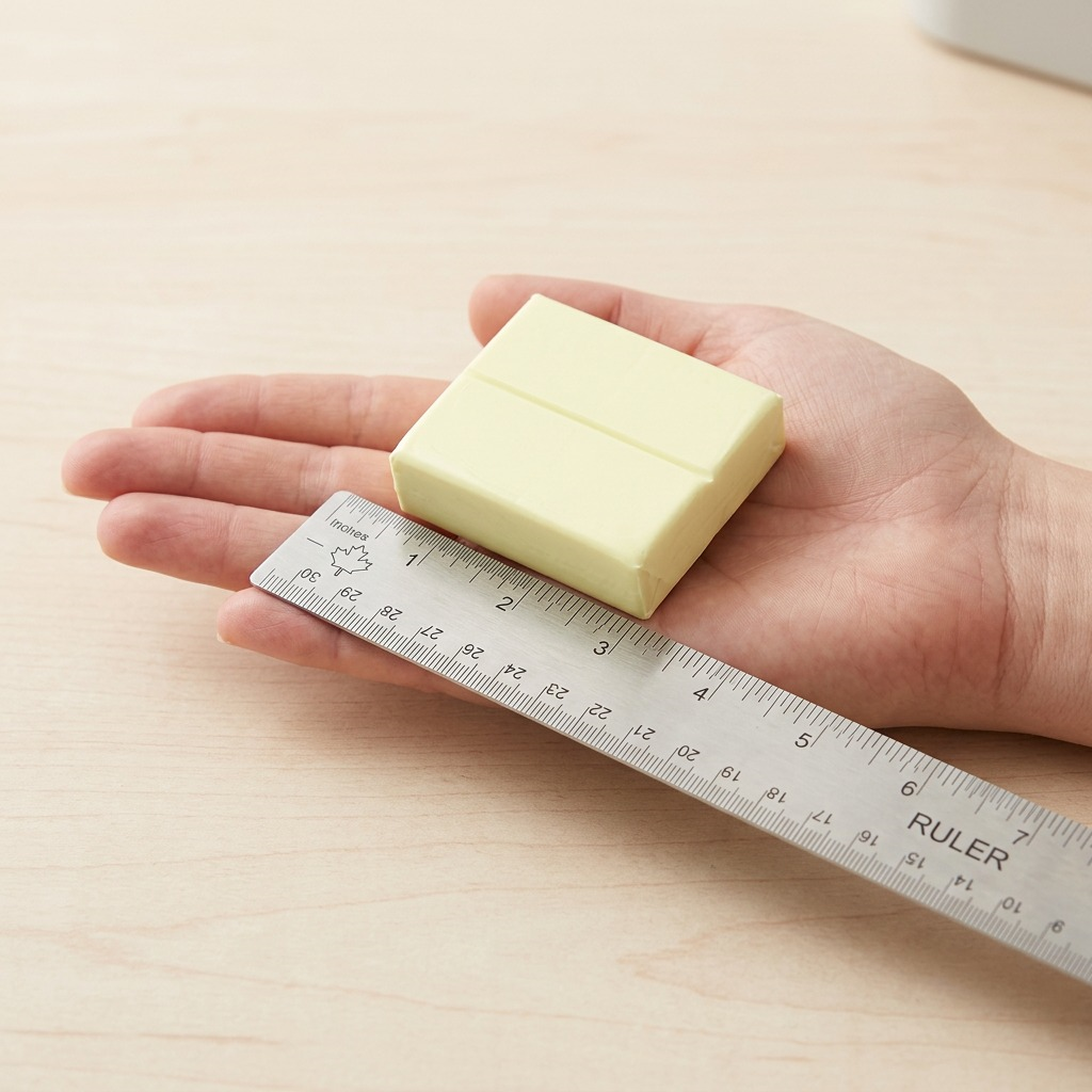 Single high-resolution pure ecommerce hero shot of a block of STAEDTLER Fimo Soft Vanilla modelling clay in its transparent packaging.