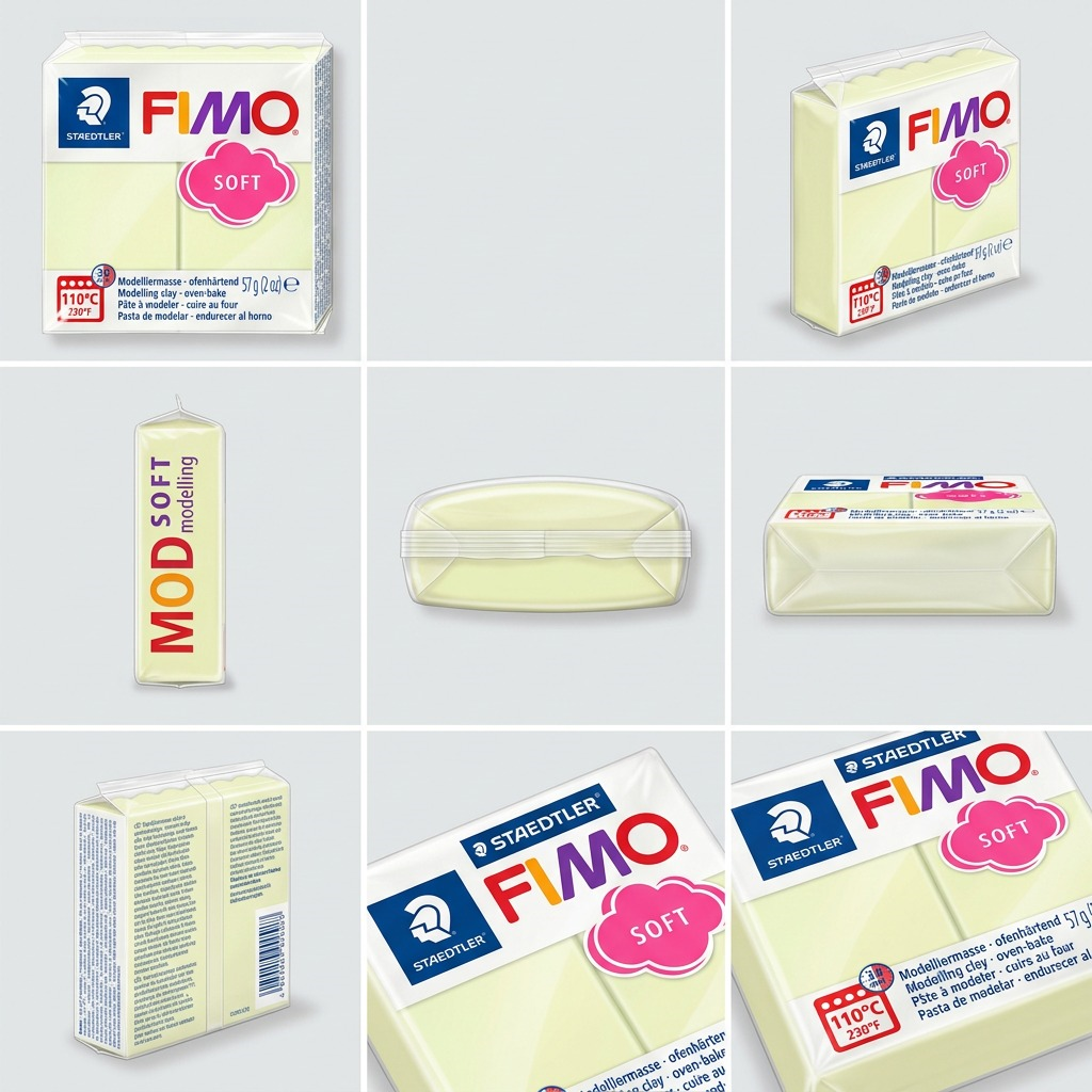FIMO Soft – Pâte vanille 57 g, réf. 8020-105 — vue 5