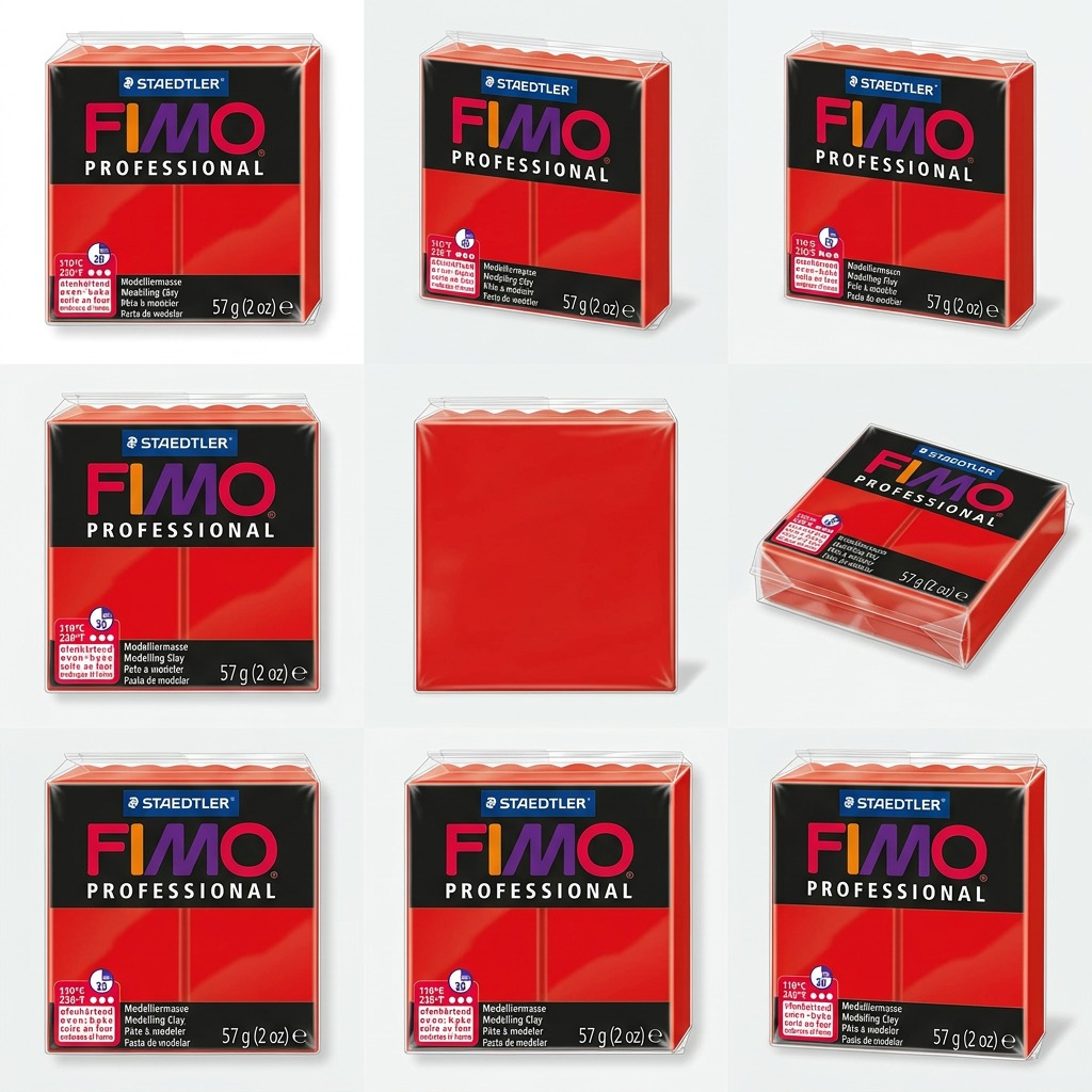 FIMO Professional – Pâte rouge pur 57 g, réf. 8005-200 — vue 5