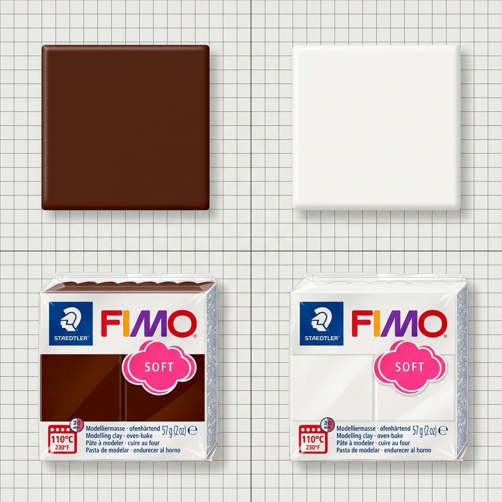 FIMO Soft – Pâte chocolat 57 g, réf. 8020-75 — vue 5