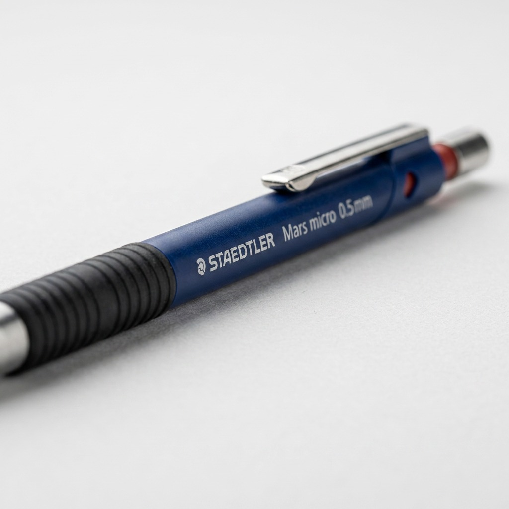 STAEDTLER Mars micro – Porte-mine 0,5 mm, réf. 775-05-03 — gros plan des détails