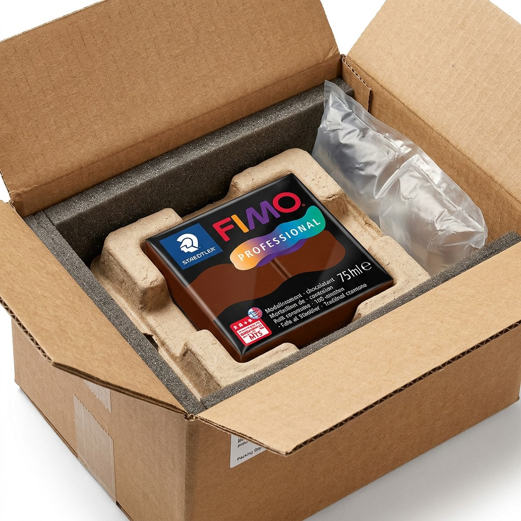FIMO Professional – Pâte chocolat 57 g, réf. 8040-77 — vue de détail