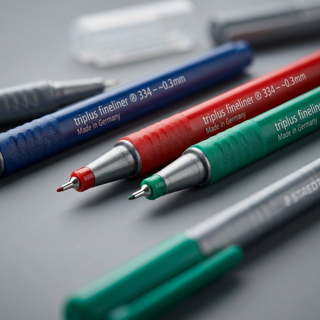 STAEDTLER triplus fineliner – Lot de 10 fineliners 0,3 mm, réf. 334-SB10A610 — détail du produit