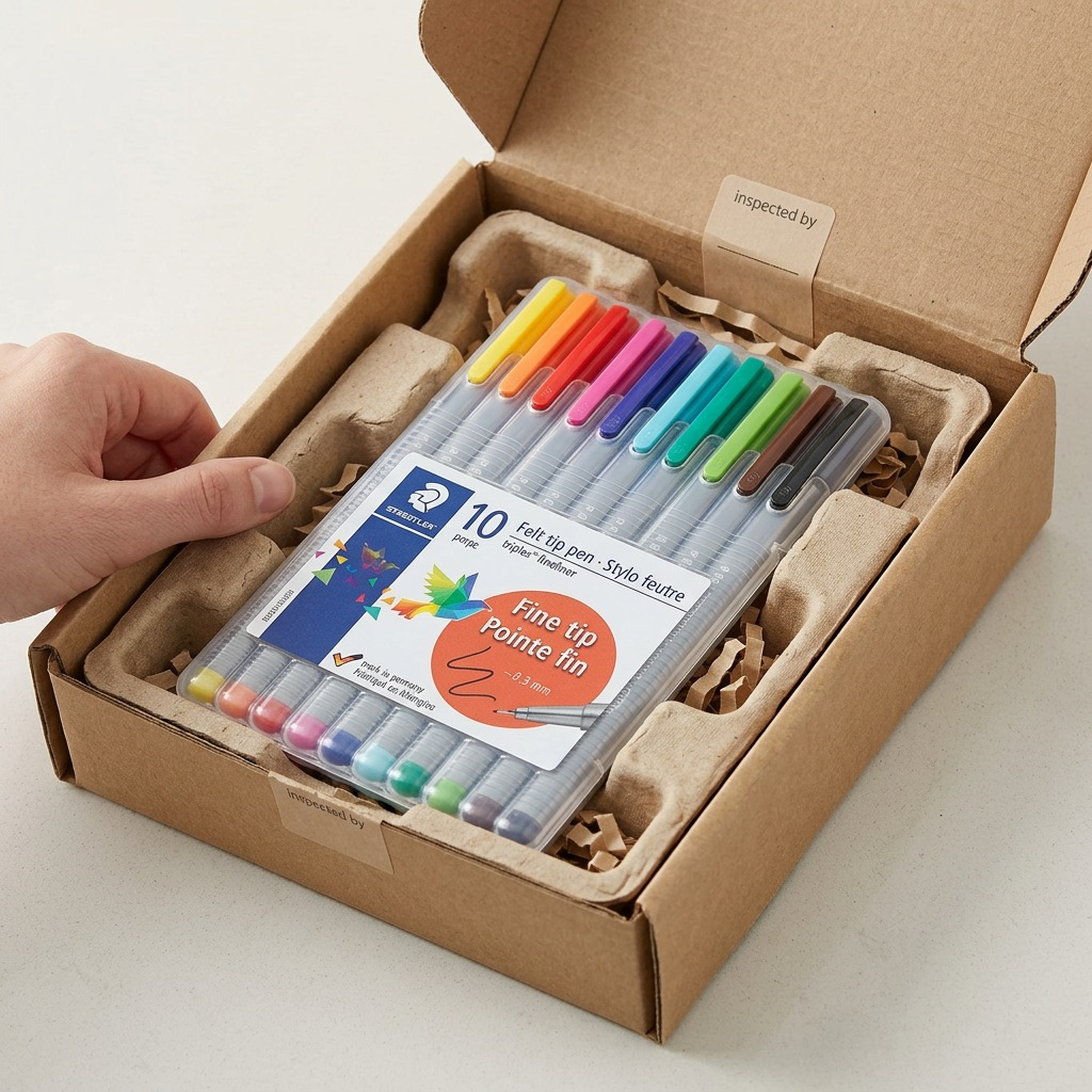 STAEDTLER triplus fineliner – Lot de 10 fineliners 0,3 mm, réf. 334-SB10A610 — vue 7