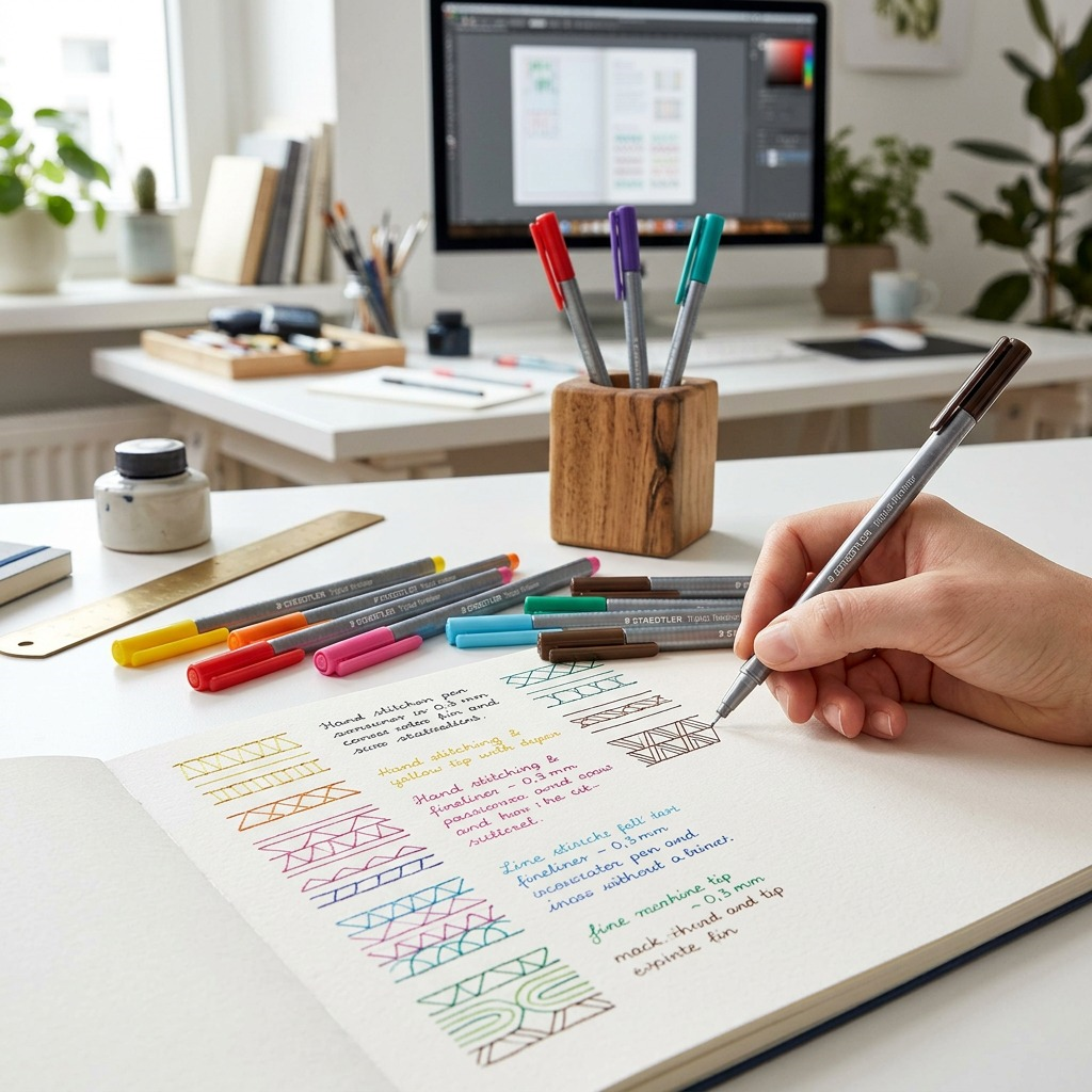STAEDTLER triplus fineliner – Lot de 10 fineliners 0,3 mm, réf. 334-SB10A610 — détail du produit