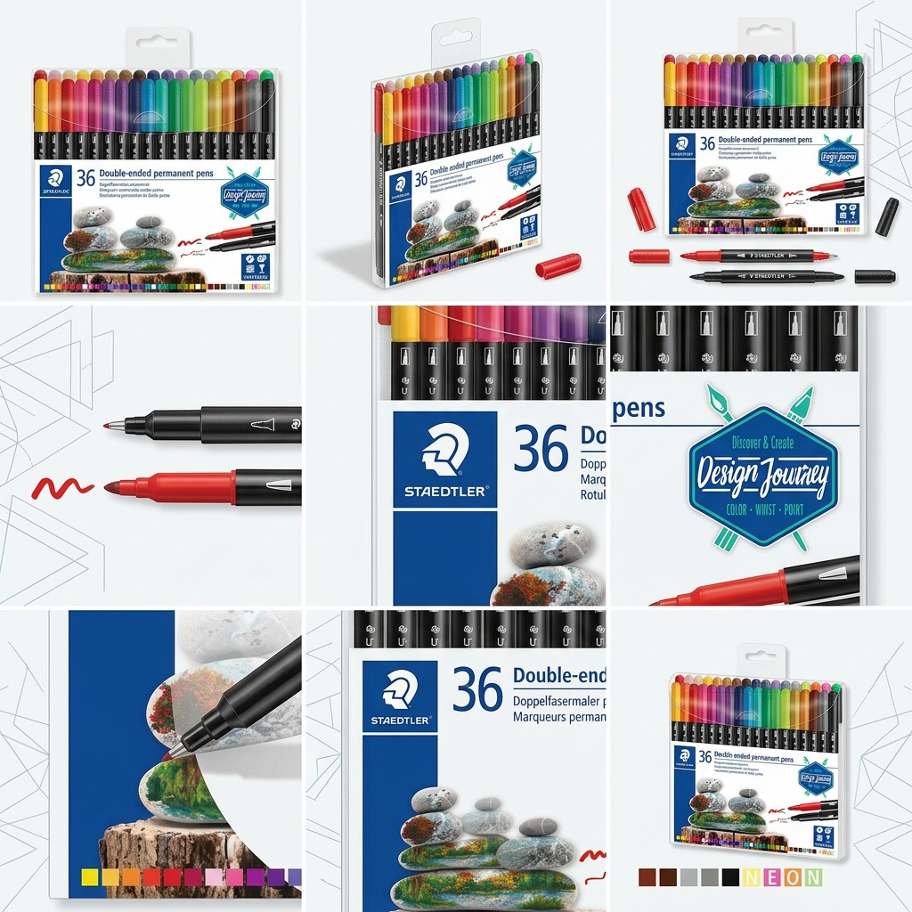 STAEDTLER 36 feutres à double pointe, réf. 3200-TB36 — vue du produit 5