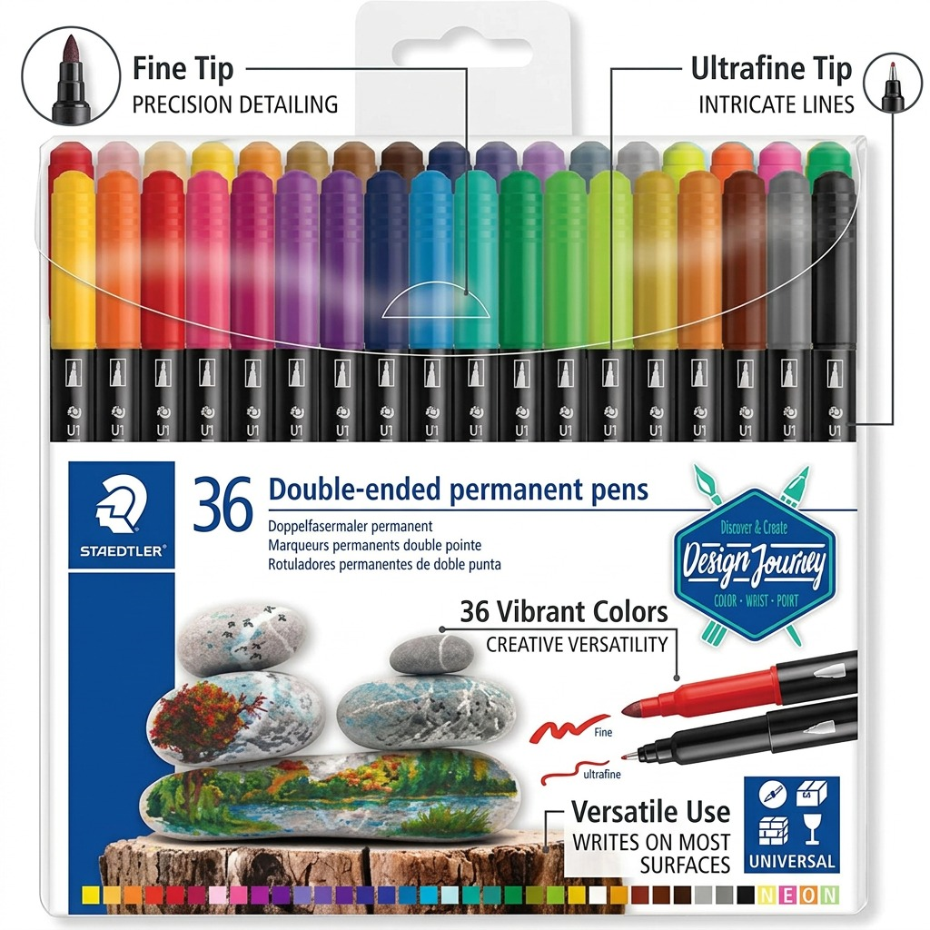 STAEDTLER 36 feutres à double pointe, réf. 3200-TB36 — vue du produit 6