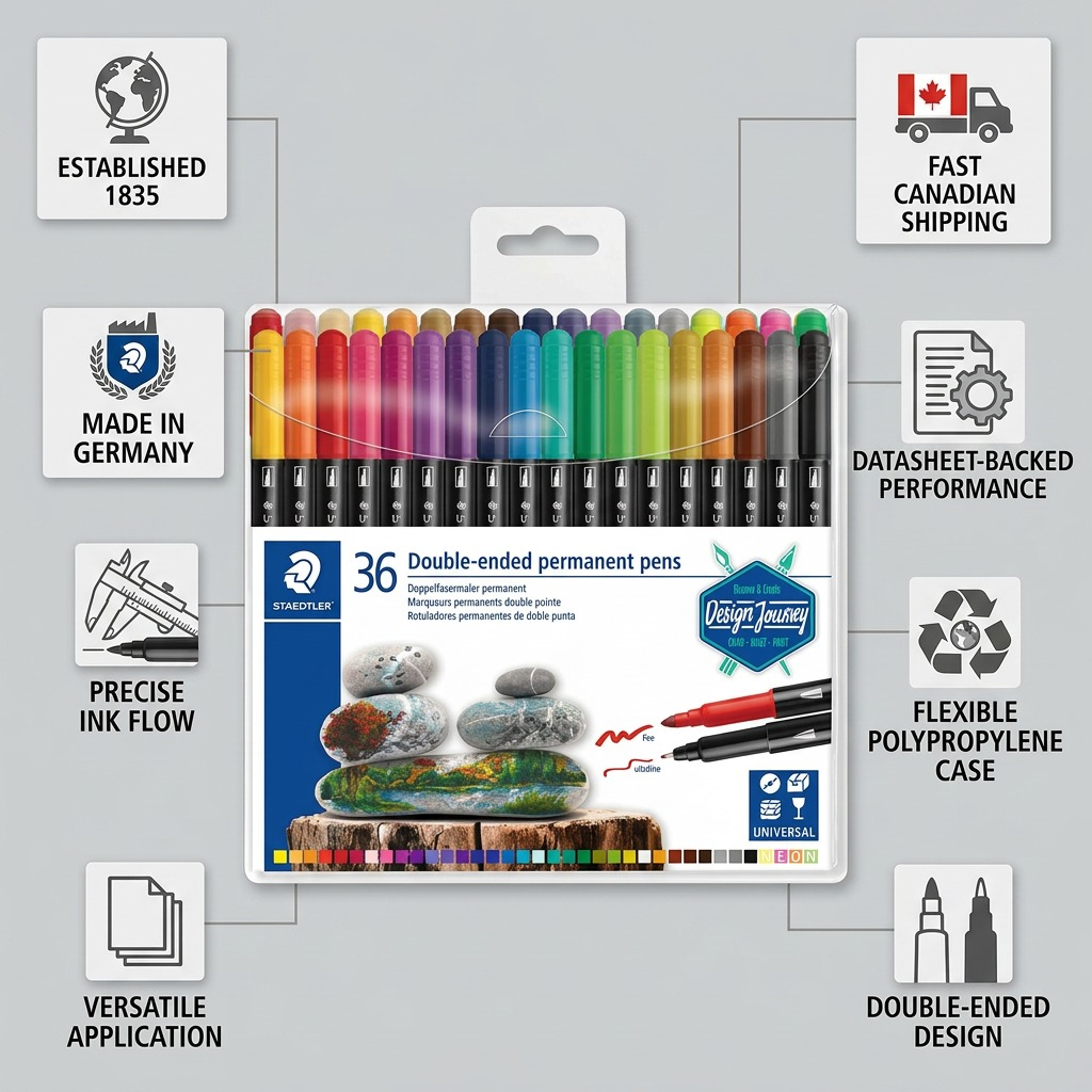 STAEDTLER 36 feutres à double pointe, réf. 3200-TB36 — vue du produit 8