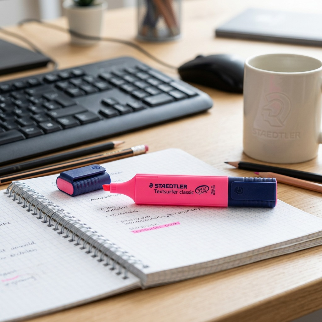 STAEDTLER Textsurfer classic – Surligneur rose fluorescent, référence 364-23-10 — vue 4