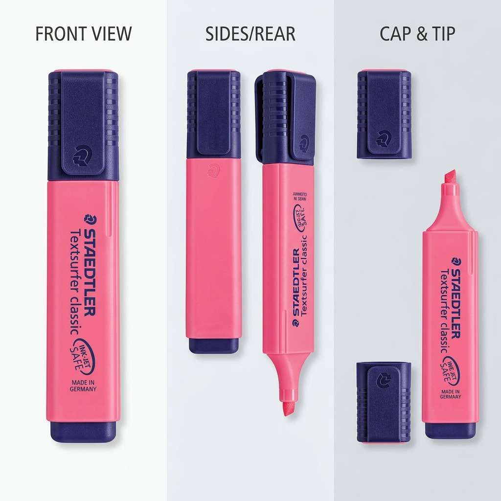 STAEDTLER Textsurfer classic – Surligneur rose fluorescent, référence 364-23-10 — vue 5