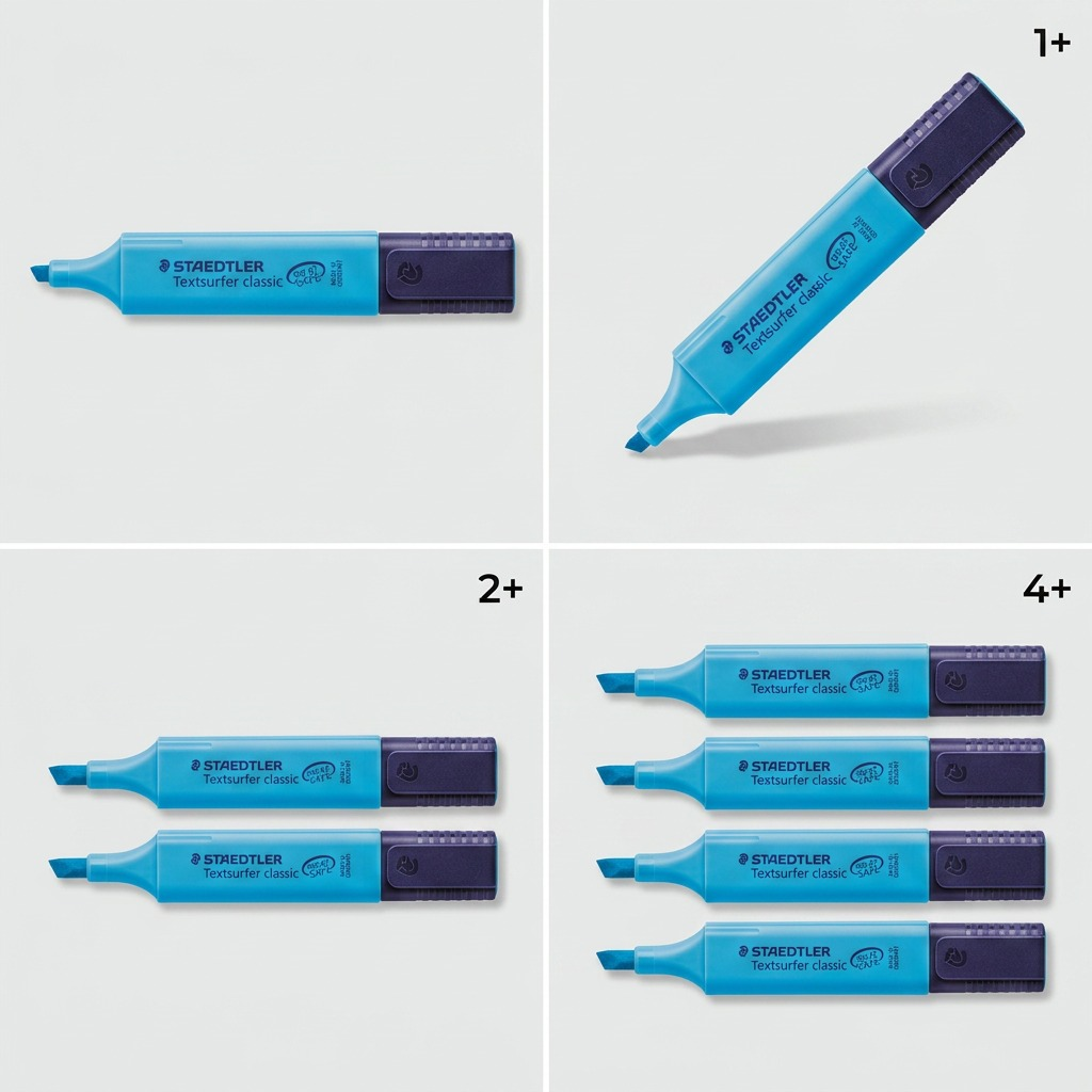 STAEDTLER Textsurfer classic – Surligneur fluorescent bleu, référence 364-3-03 — vue 5