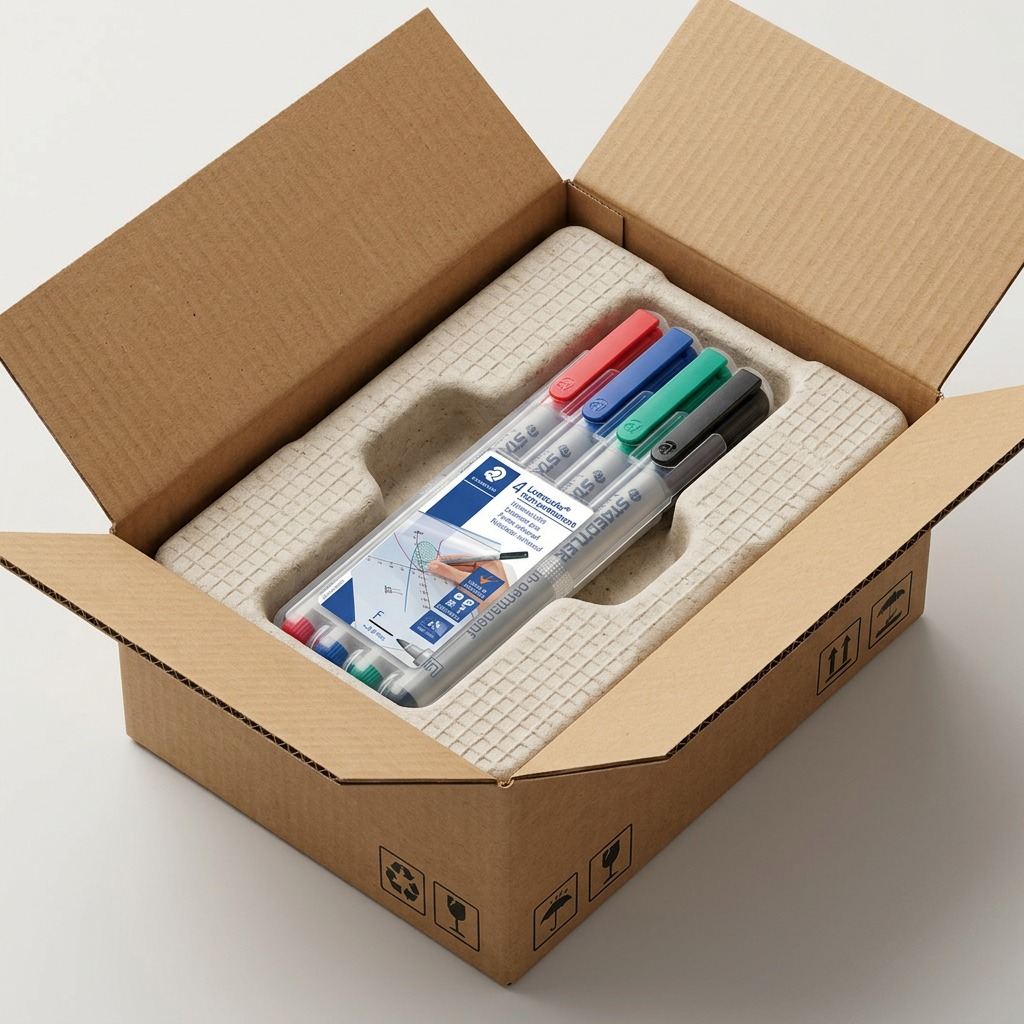 STAEDTLER Lumocolor – 4 marqueurs effaçables fin, réf. 316-WP4-10 — vue du produit 7
