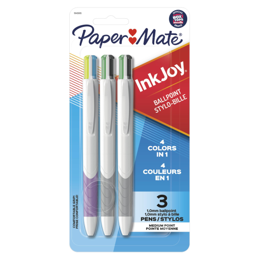 Paper Mate InkJoy Quatro – Stylos-bille quatre couleurs, 3 – référence 1945905