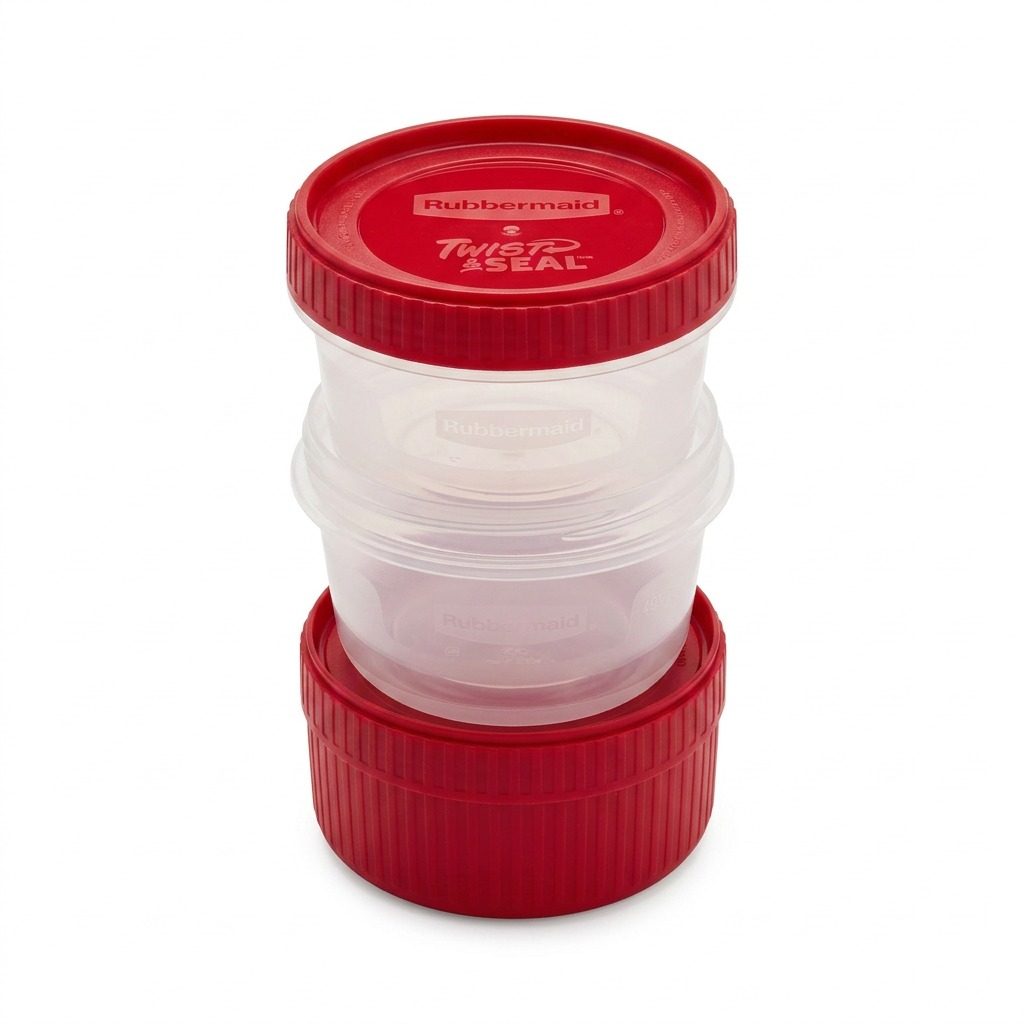 Rubbermaid TakeAlongs Twist & Seal – Contenants 496 ml (3) — vue de l’ensemble, réf. 2165291