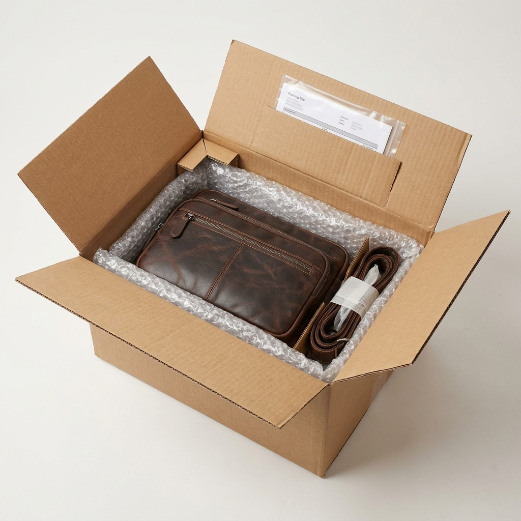 Grand sac unisexe Buffalo brun avec organisateur – Mancini, référence 99-5412-BROWN