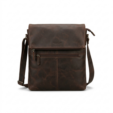 Sac messager Buffalo brun pour portable 12 po – Mancini, référence 99-5463-BROWN