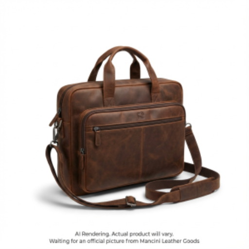 Porte-documents brun à un compartiment – Mancini, référence 99-5464-BROWN