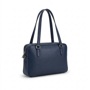 Sac à épaule Kelsea bleu marine – Mancini, référence HBP1082-NAVY