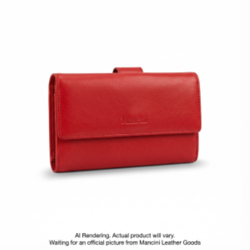 Portefeuille pochette South Beach RFID rouge – Mancini, référence 6700283-RED