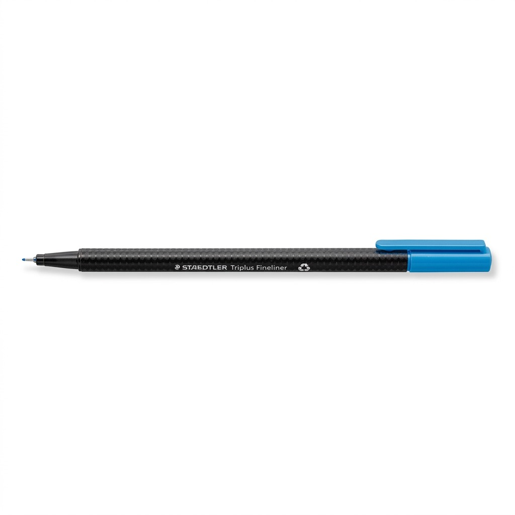 STAEDTLER triplus fineliner – Fineliner bleu clair 0, réf. 334-30-A7 — vue du produit sur fond clair