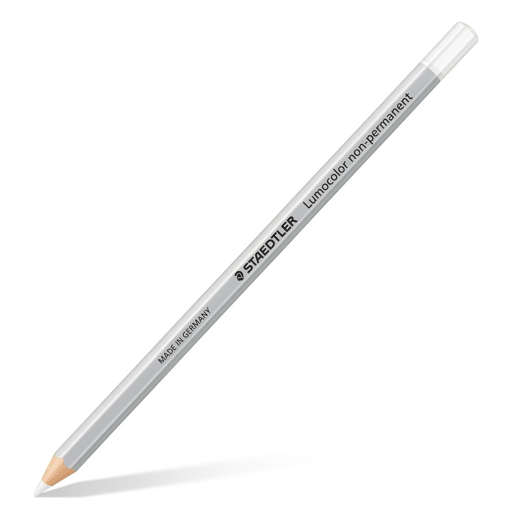 STAEDTLER Omnichrom – Crayon blanc, réf. 108-0-10 — vue du produit sur fond clair
