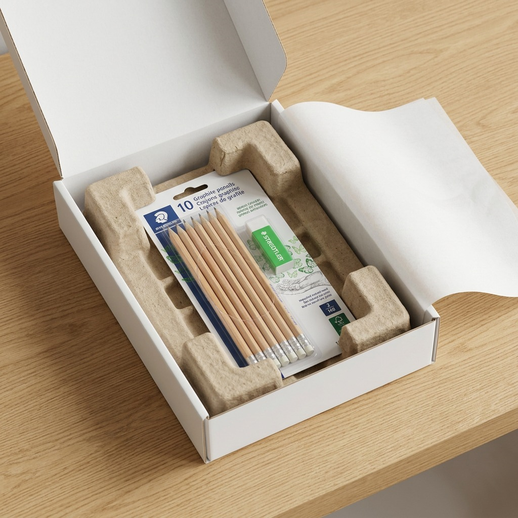 STAEDTLER 10 + 1 crayons ronds HB no 2, réf. 131NSBK1A602 — vue du produit 7