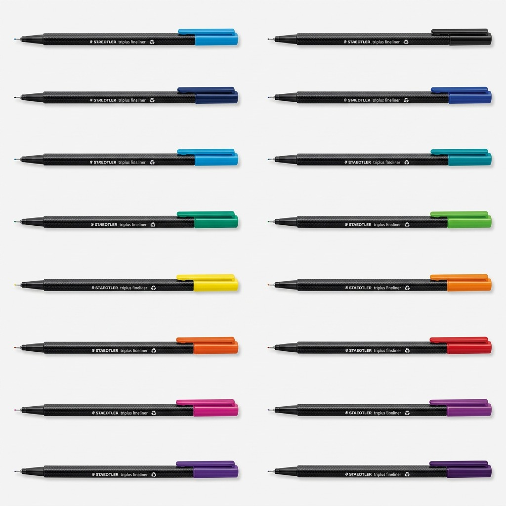 STAEDTLER triplus fineliner – Fineliner bleu clair 0, réf. 334-30-A7 — vue du produit 5