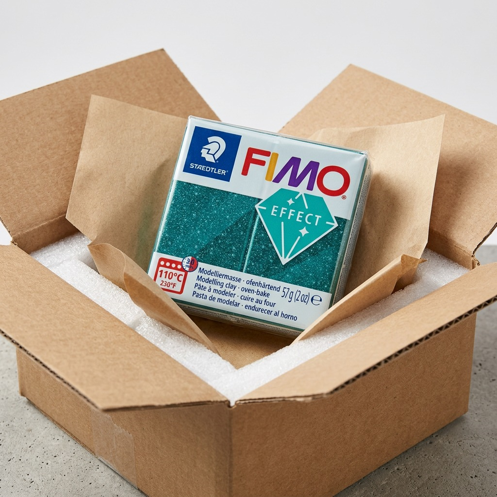 FIMO Effect Galaxy – Pâte verte 57 g, réf. 8010-562 — vue de l’emballage