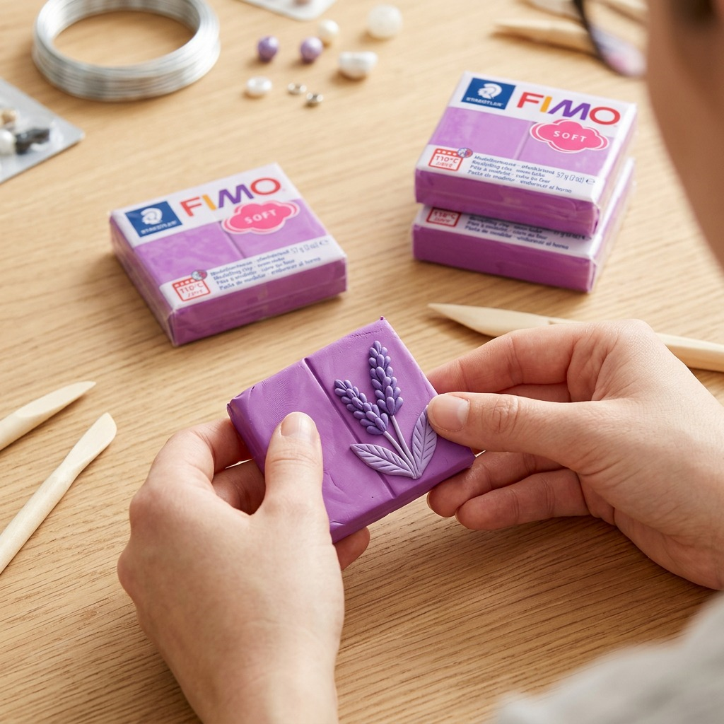 FIMO Soft – Pâte pourpre 57 g, réf. 8020-61 — vue 4