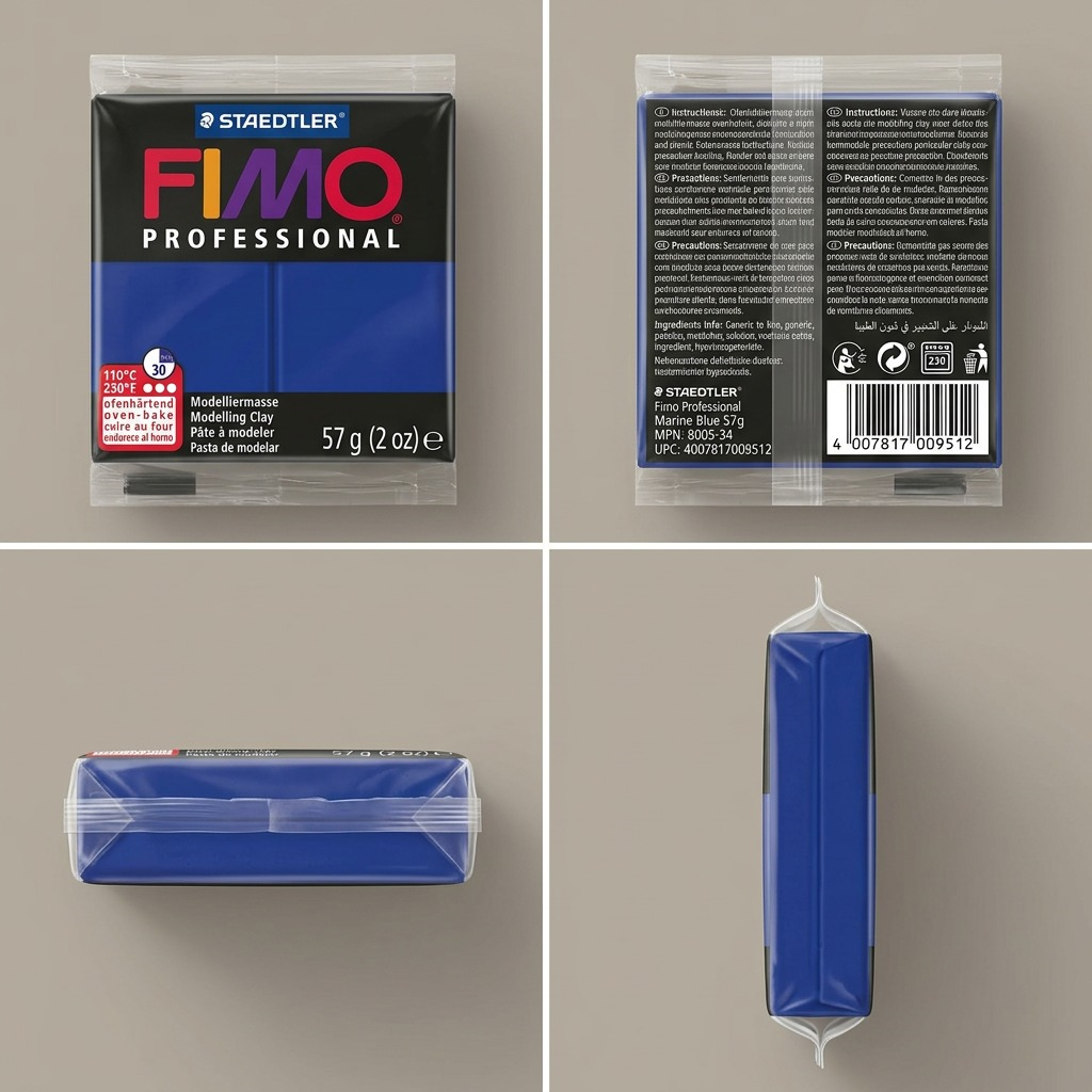 FIMO Professional – Pâte bleu marine 57 g, réf. 8005-34 — vue 5