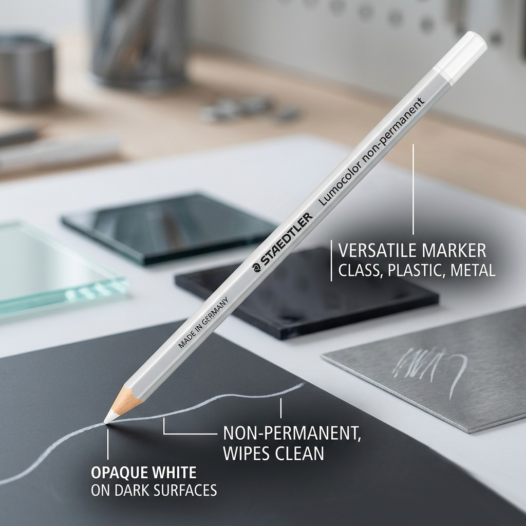 STAEDTLER Omnichrom – Crayon blanc, réf. 108-0-10 — vue du produit 6