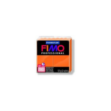 FIMO Professional – Pâte orange 57 g, réf. 8005-4 — vue du produit sur fond clair