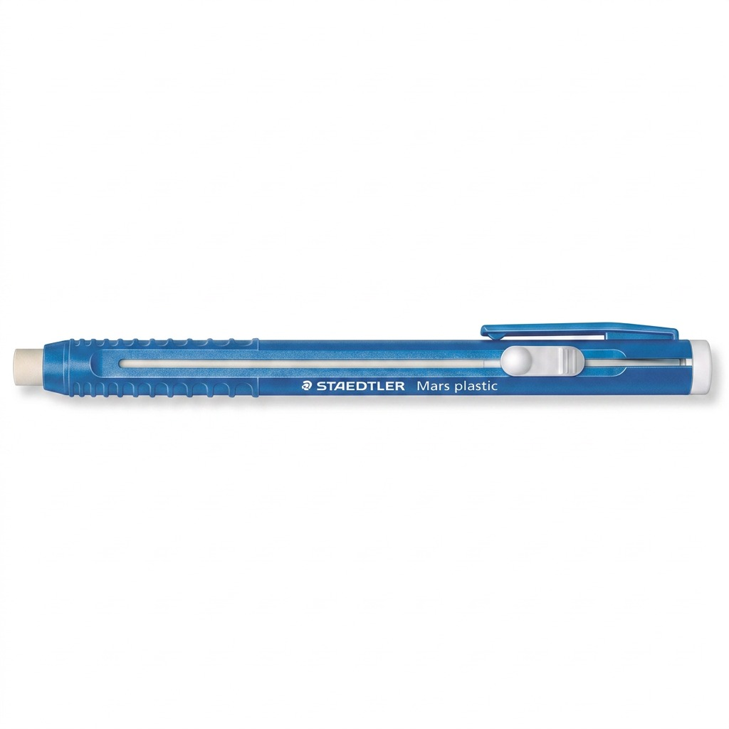 STAEDTLER Mars plastic – Gomme à effacer, réf. 528-50-03 — vue sur fond clair