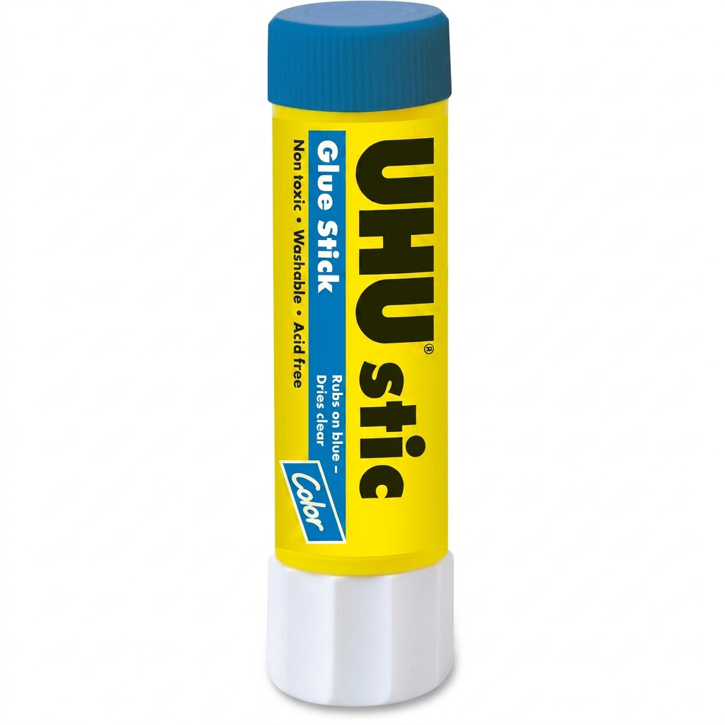 UHU – Bâton de colle bleue 8 g, réf. 9U-99601-02 — gros plan