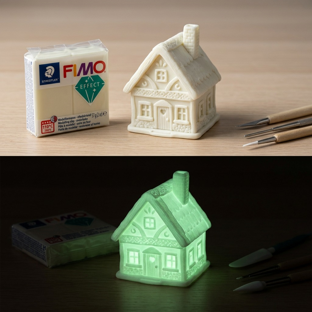FIMO Effect – Pâte phosphorescente 57 g, réf. 8010-041 — vue 4