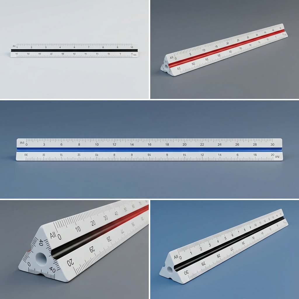STAEDTLER – Règle triangulaire en plastique, réf. 98718-34BK — vue 5