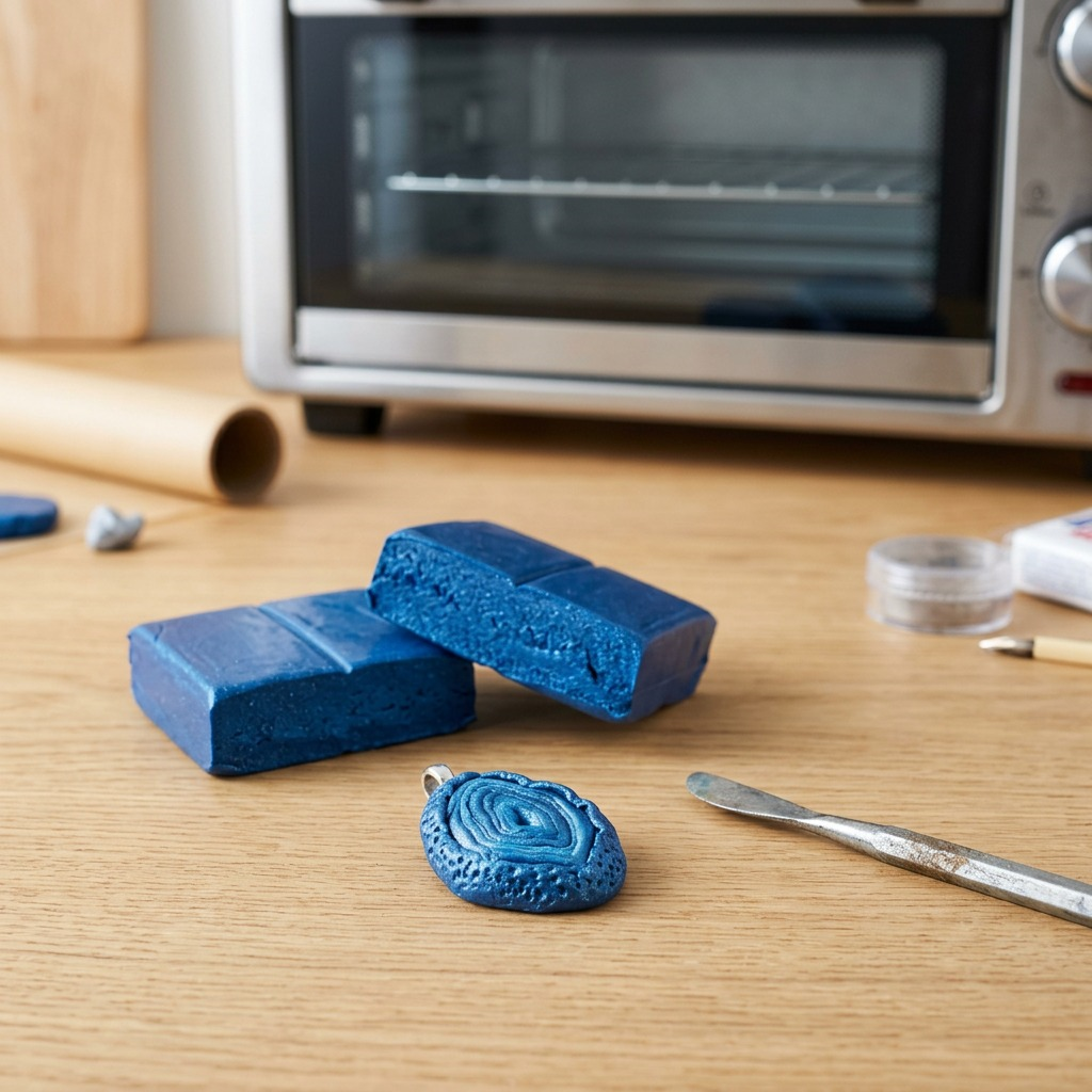 FIMO Effect – Pâte agate bleue 57 g, réf. 8020-386 — vue rapprochée