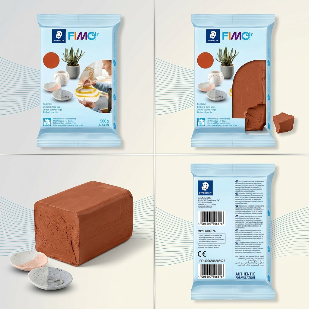 FIMOair – Pâte terre cuite 500 g, réf. 8100-76 — vue 5