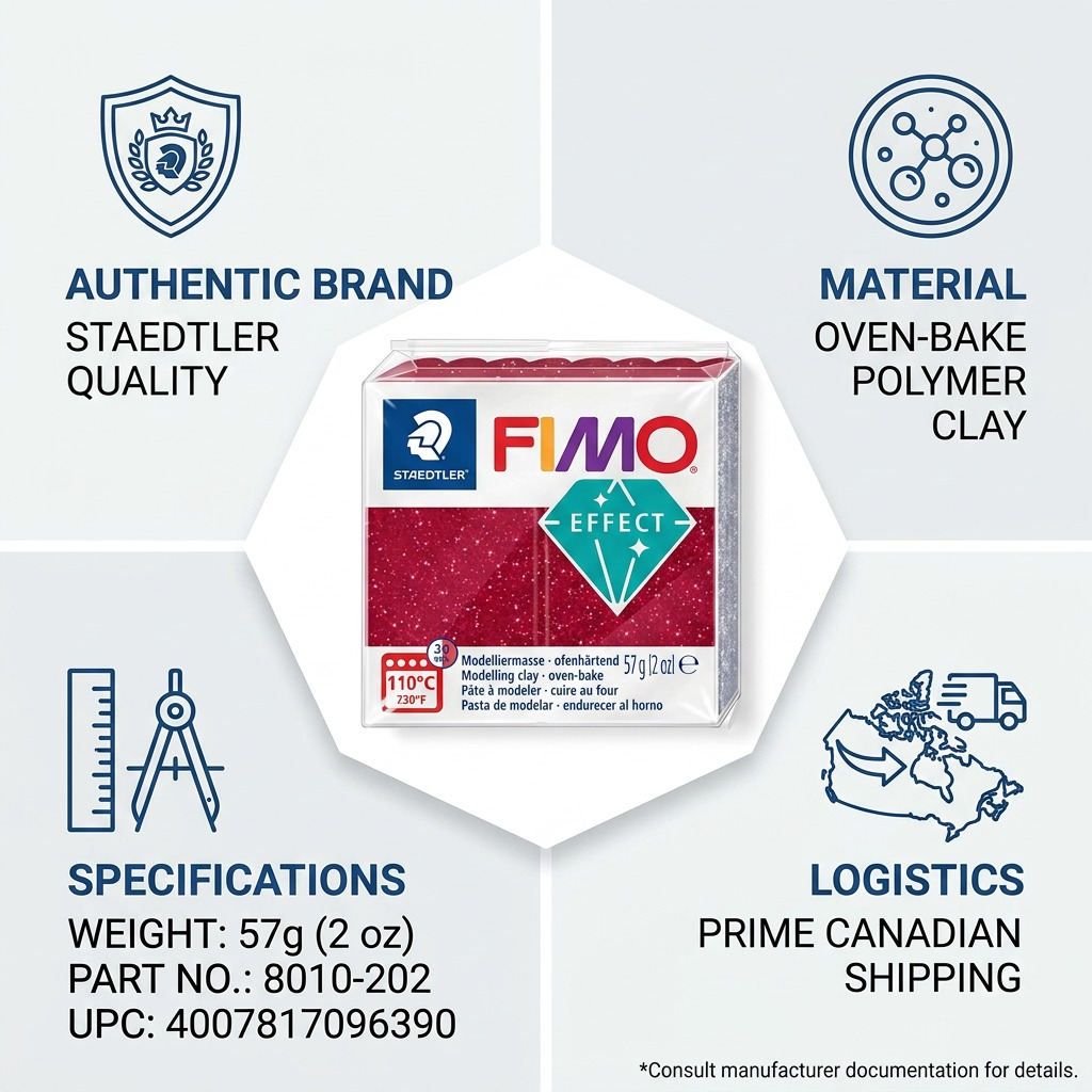 FIMO Effect Galaxy – Pâte rouge 57 g, réf. 8010-202 — vue 8