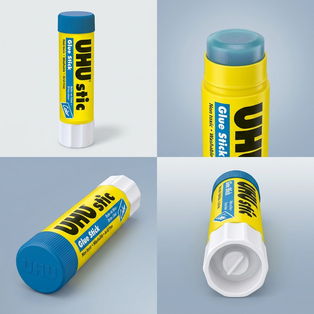 UHU – Bâton de colle bleue 8 g, réf. 9U-99601-02 — vue 5