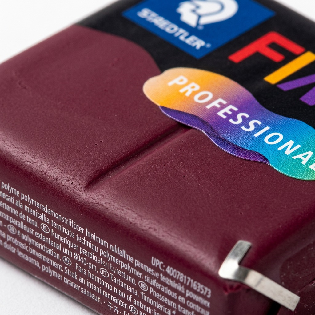 FIMO Professional – Pâte bordeaux 57 g, réf. 8040-23 — vue de détail