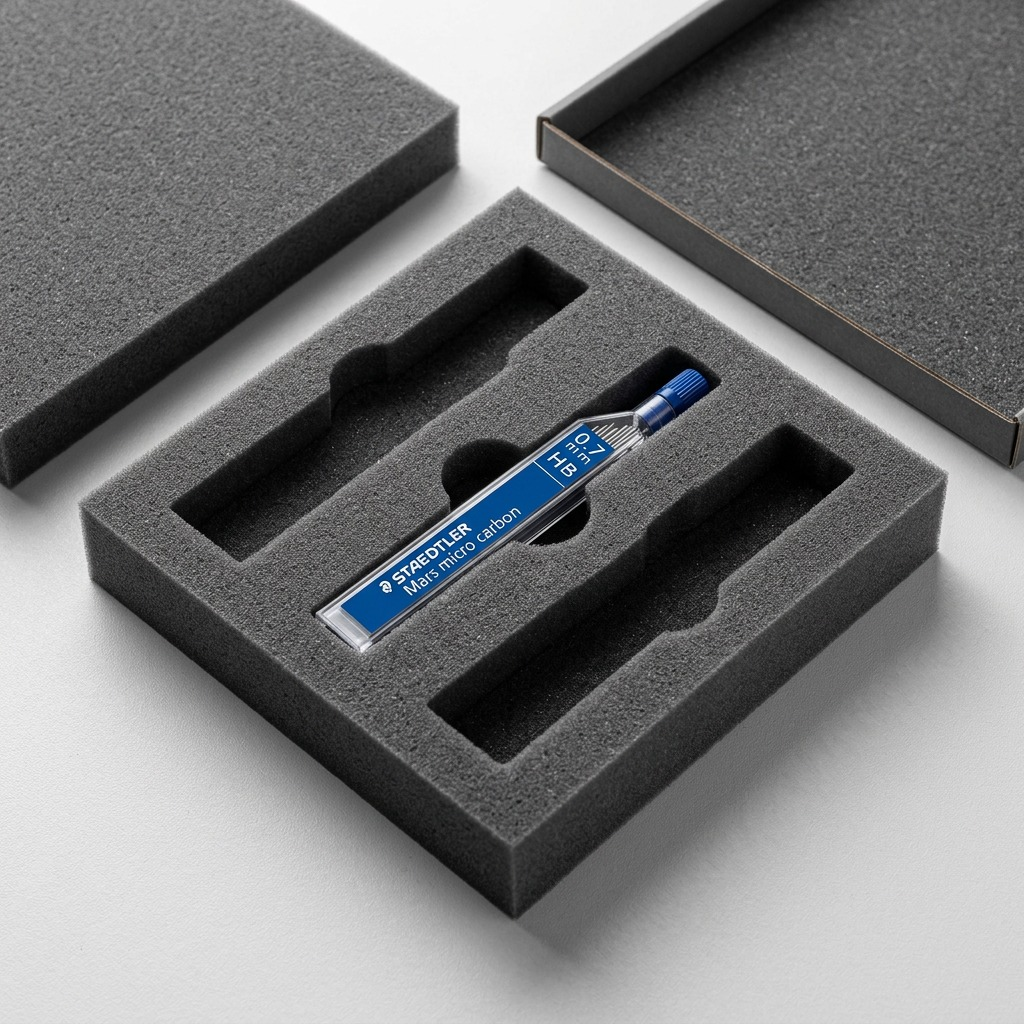 STAEDTLER Mars micro – Mines 0,7 mm HB, réf. 250-07-HB-02 — présentation de l’ensemble et de son emballage