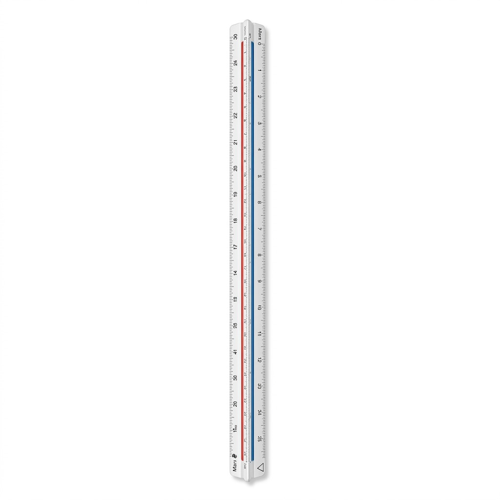 STAEDTLER – Règle triangulaire métrique 30 cm, réf. 987-18-4BK — vue de l’emballage